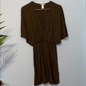 Olive Green Summer Dress